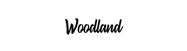 Woodland  Frei Schriftart Herunterladen