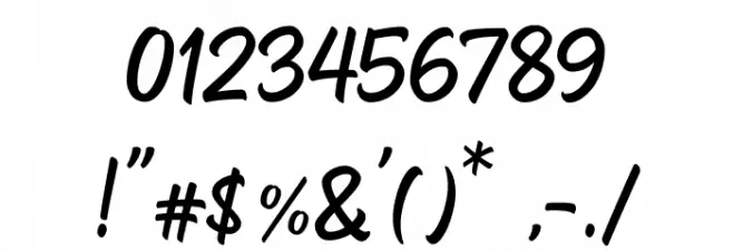 Woodland Font OTHER CHARS