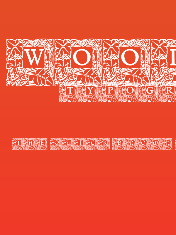 Woodland_Initials Poster