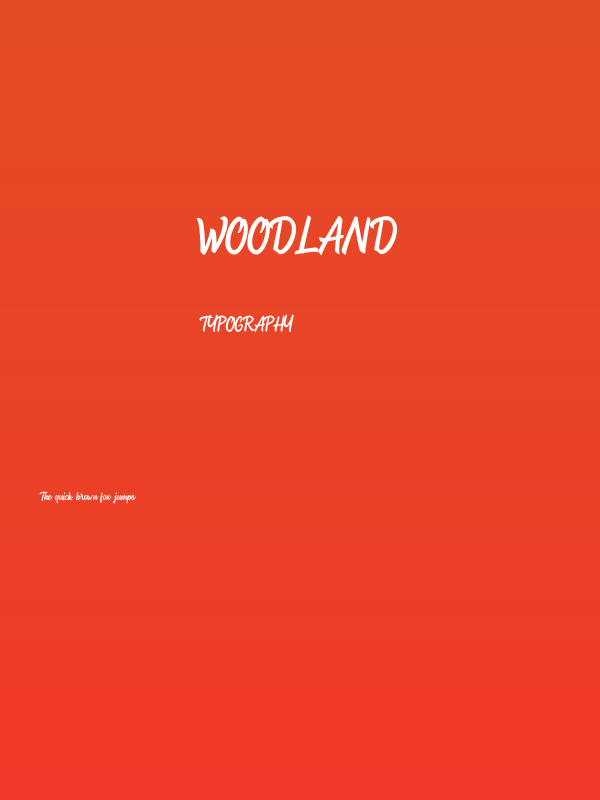 Woodland Poster