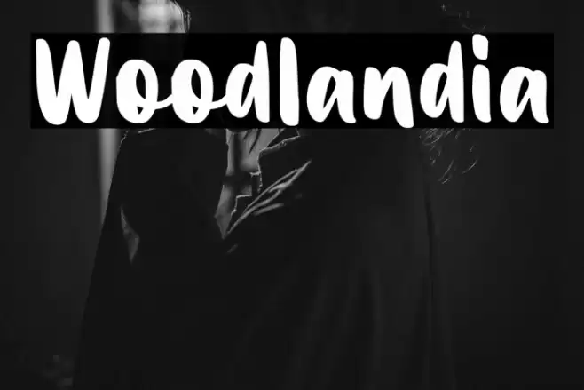 Woodlandia फ़ॉन्ट examples