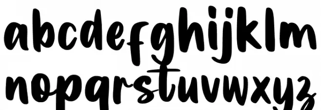 Woodlandia خط أحرف صغيرة