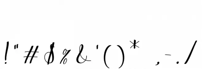 Woodley Font OTHER CHARS