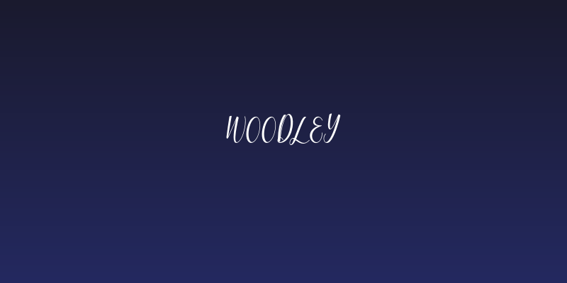Woodley Social Header