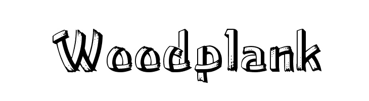 Woodplank  font caratteri gratis
