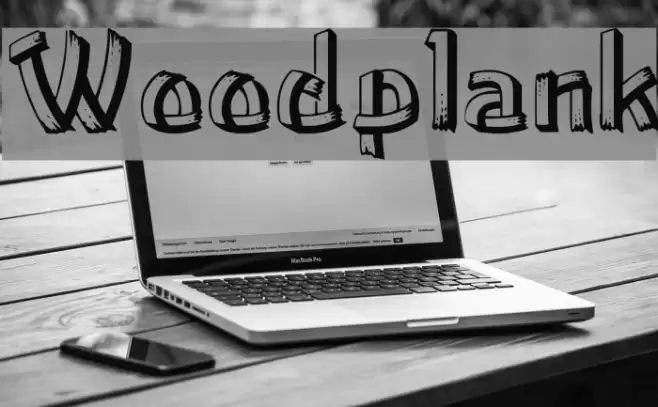 Woodplank Font examples