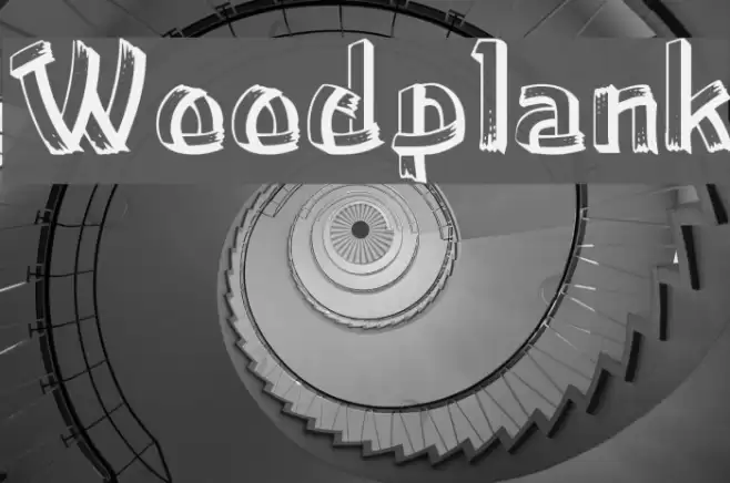 Woodplank Font examples