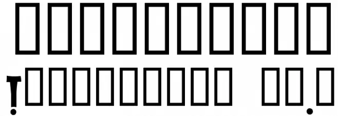 Woodring  Bold Font OTHER CHARS