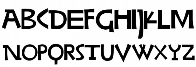 Woodring Bold Font UPPERCASE
