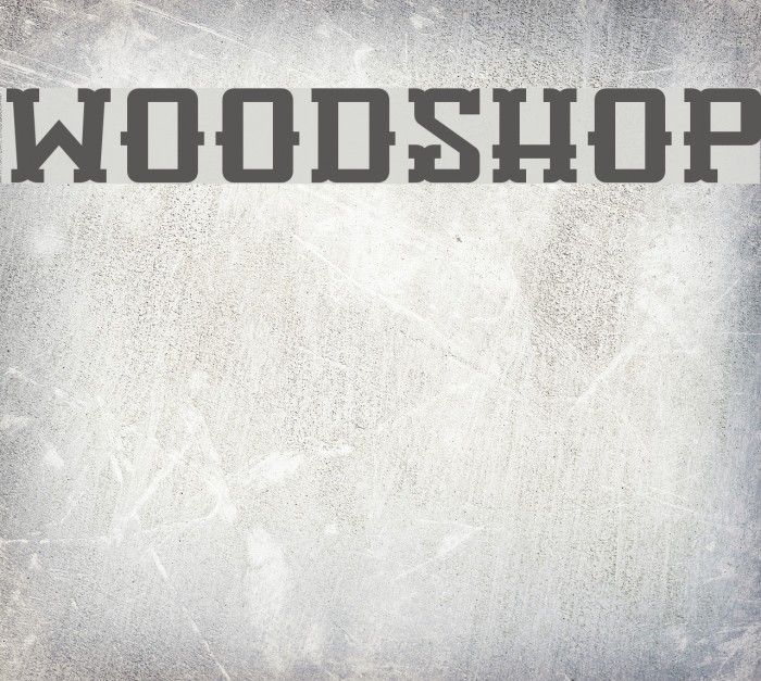 Woodshop Font - FFonts.net