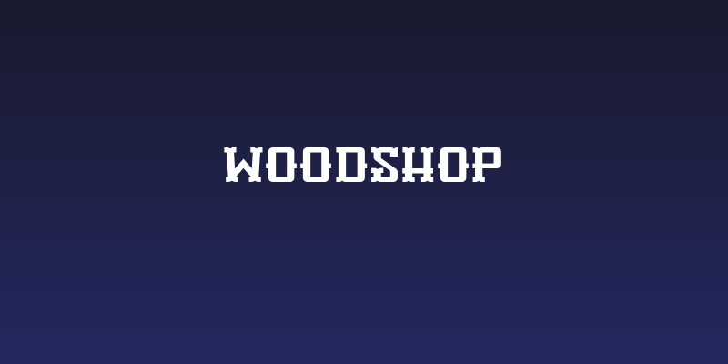 Woodshop Social Header