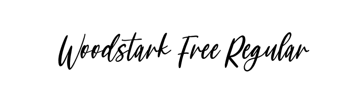 Woodstark Free Regular  免费字体下载