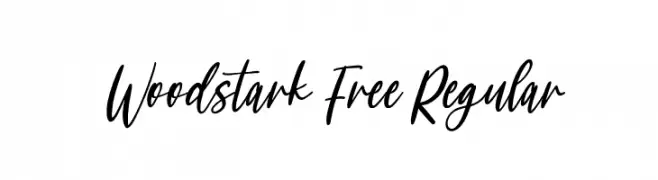 Woodstark Free Regular  Frei Schriftart Herunterladen