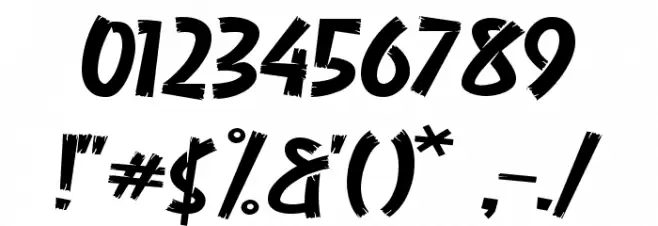 Woodtrap Font OTHER CHARS