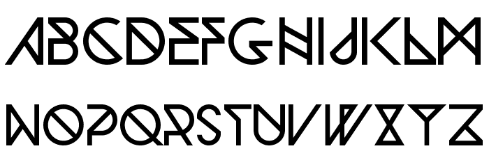 Woodwarrior-Light Font LOWERCASE