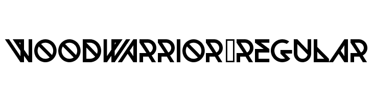 Woodwarrior-Regular  フリーフォントのダウンロード