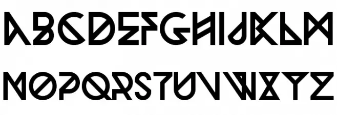 Woodwarrior-Regular Font Litere mari