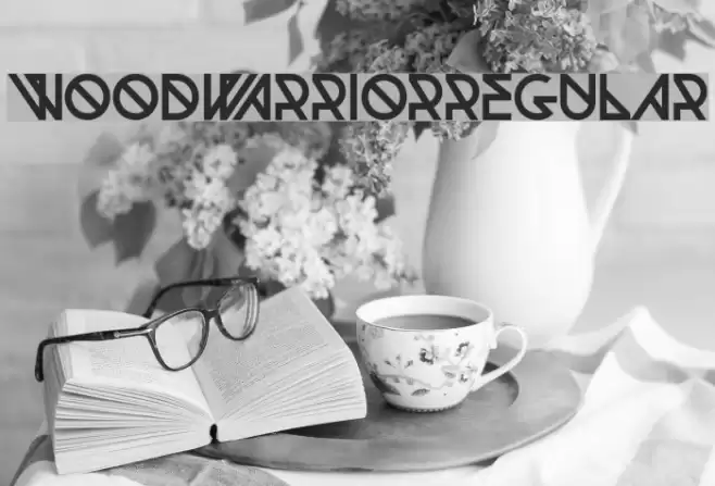 Woodwarrior-Regular Font examples