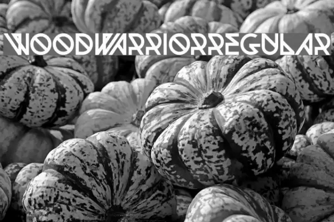 Woodwarrior-Regular Font examples