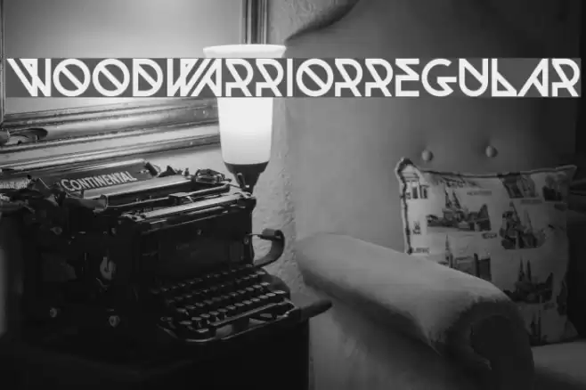 Woodwarrior-Regular Font examples