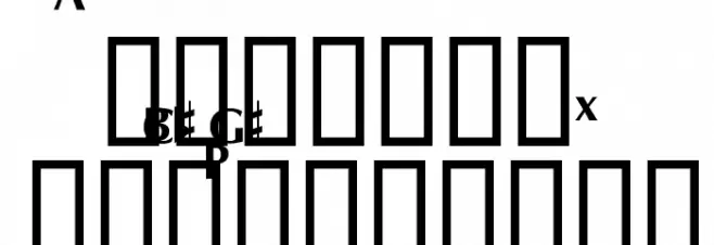 Woodwind Tablature Sax Euro Caratteri MAIUSCOLE
