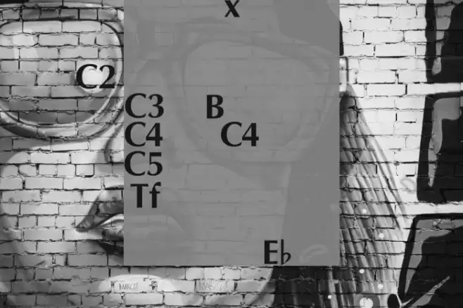 Woodwind Tablature Sax Euro Font examples