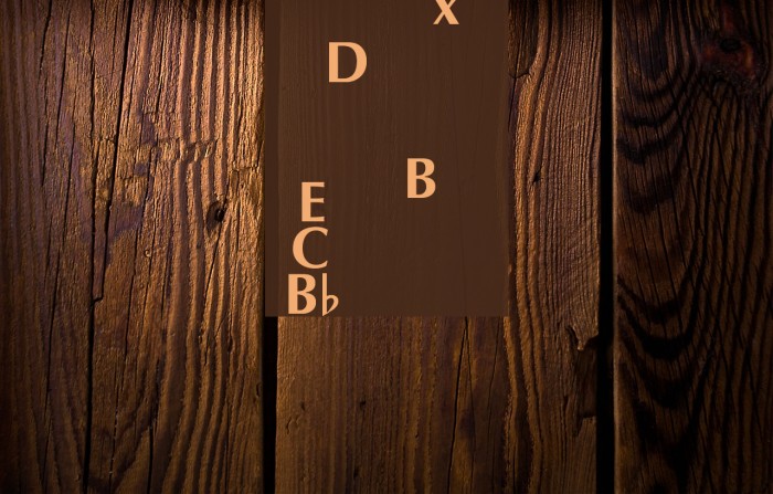 Woodwind Tablature Sax US Example 1