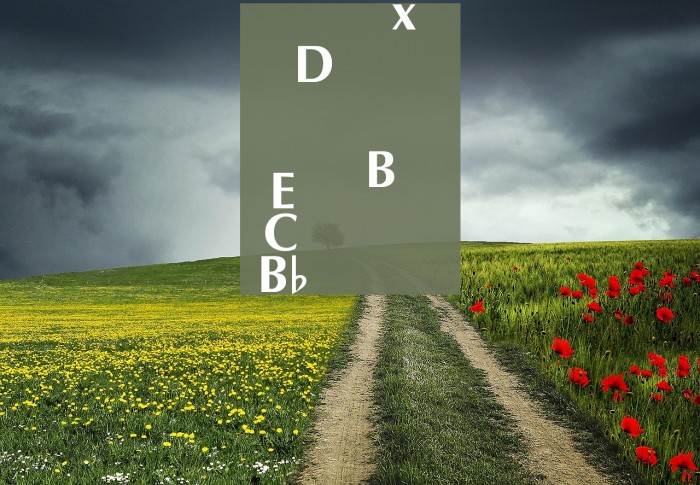 Woodwind Tablature Sax US Example 2