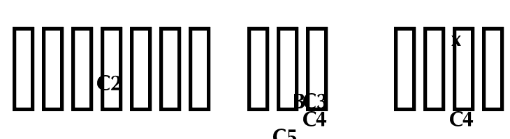 Woodwind Tablature  SaxEuro  font caratteri gratis