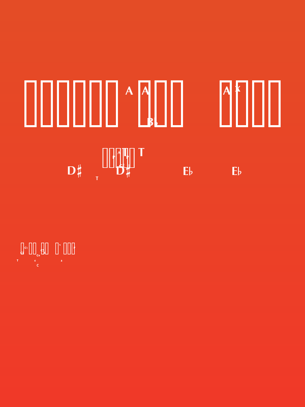 Woodwind Tablature  SaxEuro Poster