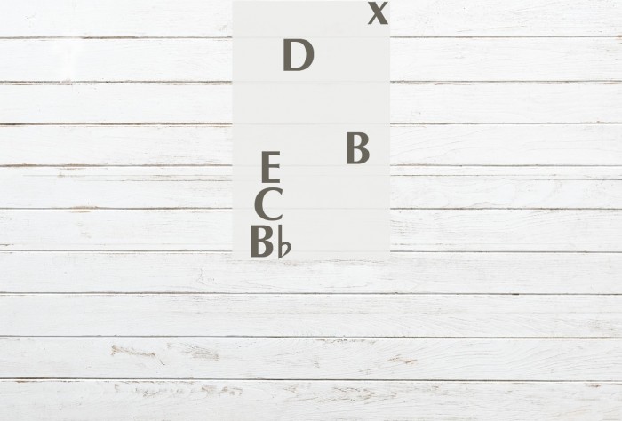Woodwind Tablature SaxUS Example 2