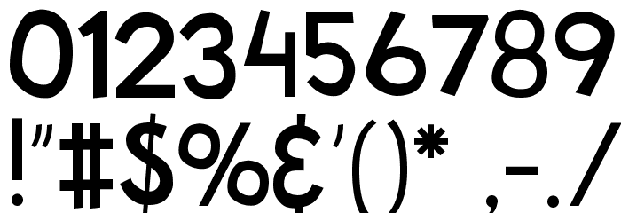 Woody DLE Font OTHER CHARS