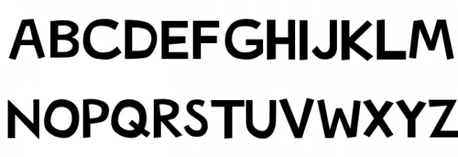 Woody DLE Font Litere mari