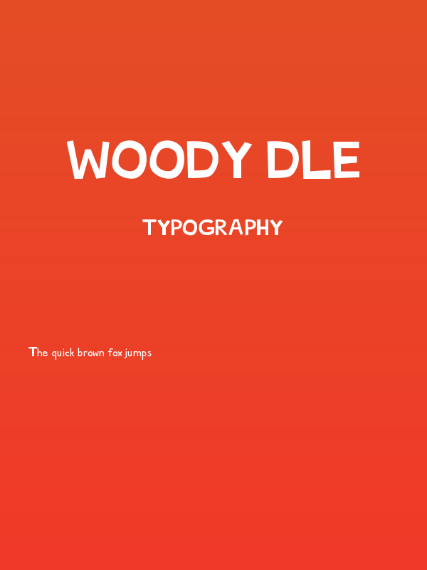 Woody DLE Poster