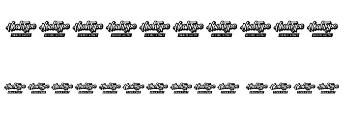 Woody Line Demo Font OTHER CHARS