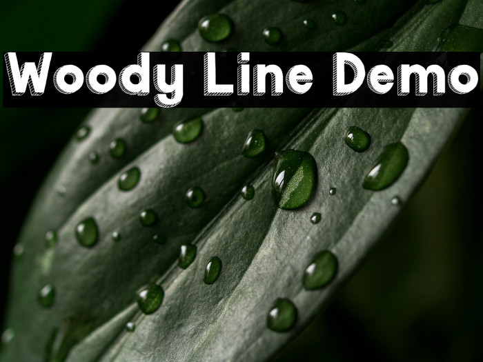 Woody Line Demo Example 2
