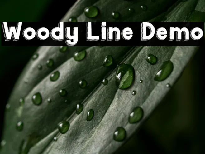 Woody Line Demo Example 2
