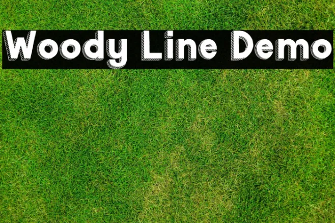 Woody Line Demo Example 3