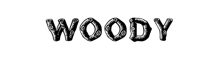 Woody Font