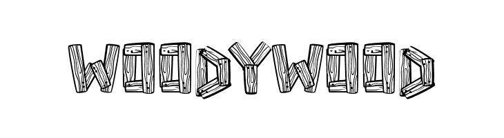 WoodyWood फ़ॉन्ट