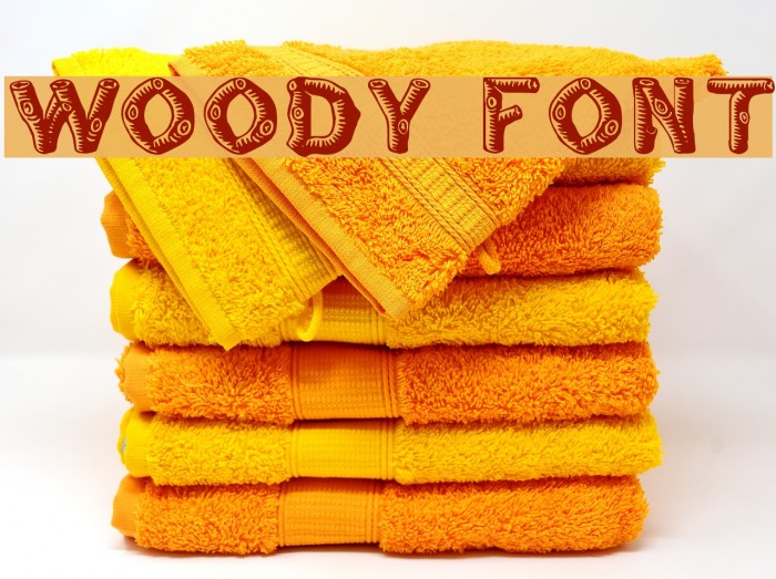 Woody Font examples