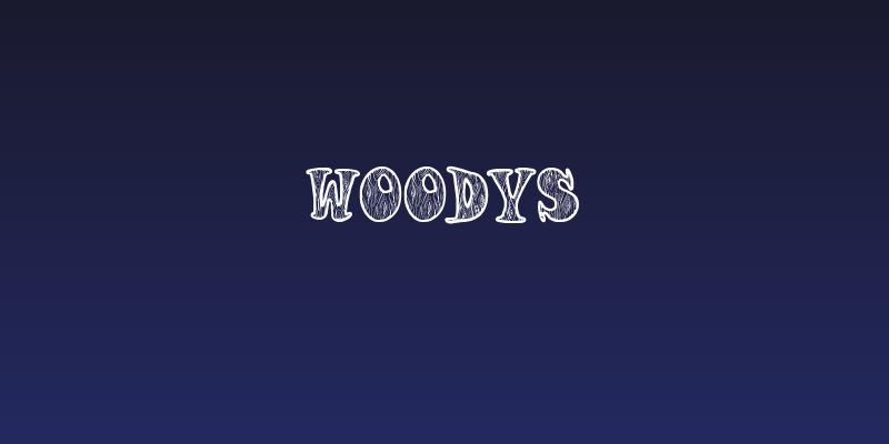 Woodys Social Header