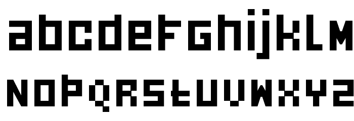 Woof Squared Font LOWERCASE