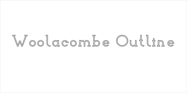 Woolacombe Outline Logo