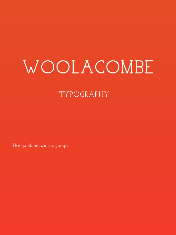 Woolacombe Poster