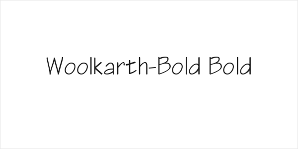 Woolkarth-Bold Bold Logo