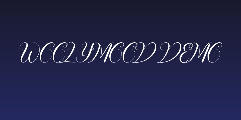 Woolymood Demo Social Header