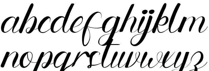 Woolymood Demo Font LOWERCASE