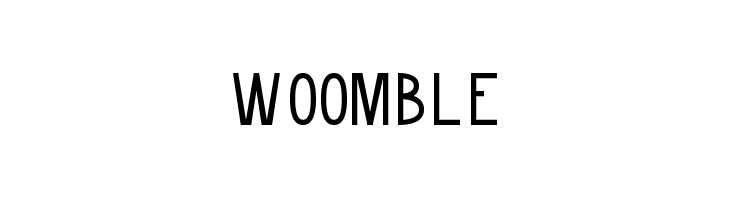 Woomble  Free Fonts Download