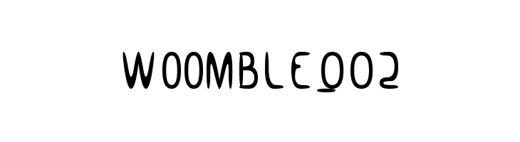 Woomble_002  Free Fonts Download